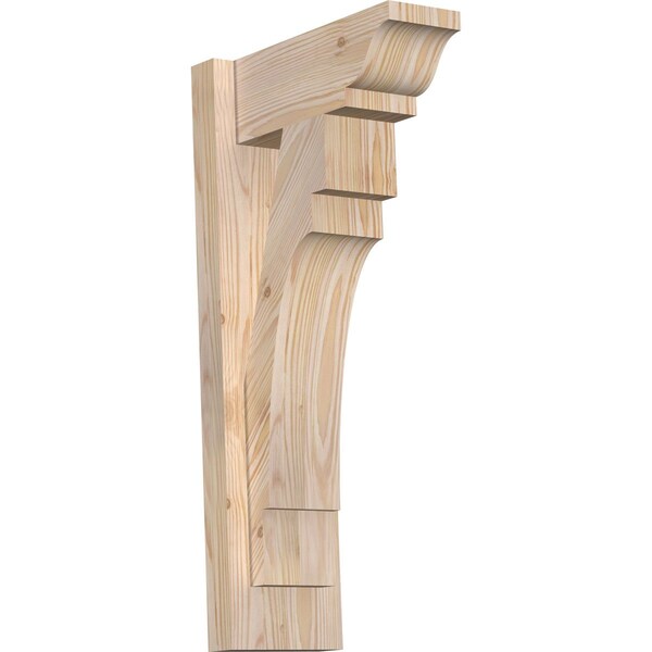 Ekena Millwork Merced Traditional Smooth Outlooker, Douglas Fir, 5 1/2"W x 12"D x 24"H OUT06X12X24MRC01SDF - main